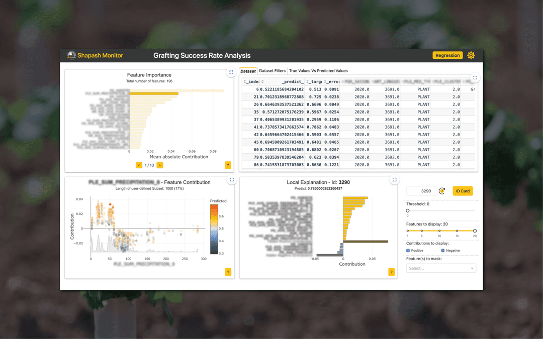 Optimisation de production de plants de vignes